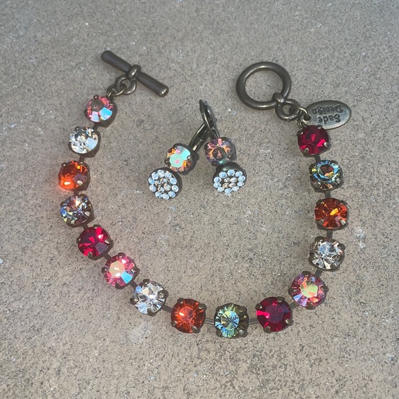 Sade Designs Jewelry - Sade Design Swarovski Bracelet and Earrings